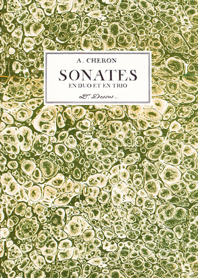 Cheron, André (1695–1766): Sonates en duo et en trio op. 2