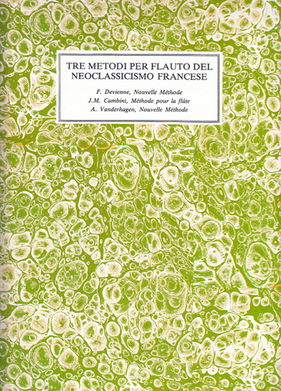 Tre Metodi per flauto traverso del Neoclassicimo francese: