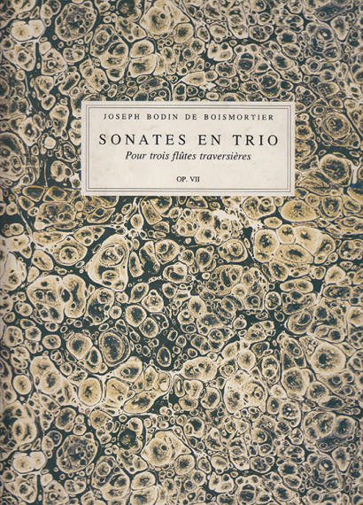 Boismortier, Joseph B. de (1689– 1755): 6 Sonates en Trio op. 7