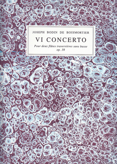 Boismortier, Joseph Bodin de (1689–1755): VI Concerto op. 38