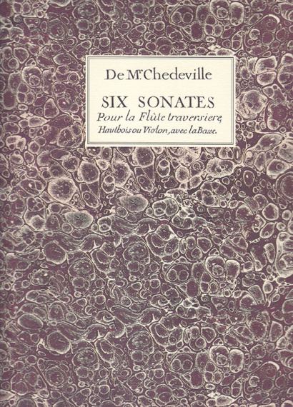 Chédeville, Nicolas (1705–1782): 6 Sonatas op. 8