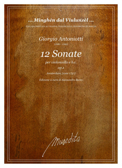 Antoniotti, Giorgio (1680–1766): 12 Sonate op. 1