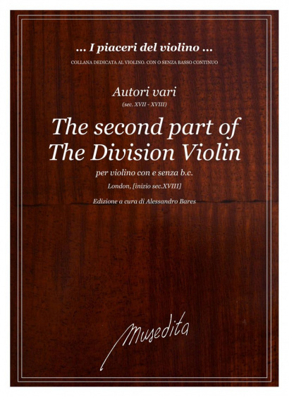 Autori vari (17. Jh.): The second part of the division violin