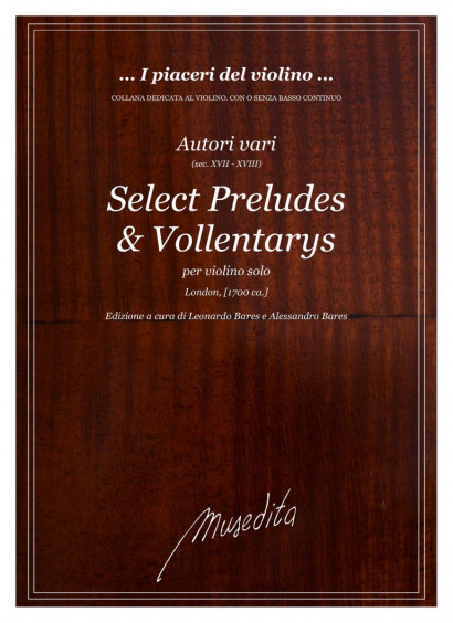 Autori vari (17./18. Jh.): Select Preludes & Vollentarys