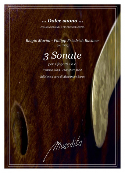 Marini, Biagio / Buchner, Philipp Fr. (17. Jh): 3 Sonate