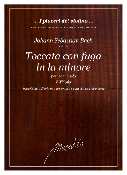 Bach, Johann S. (1685–1750): Toccata con fuga in la minore BWV 565