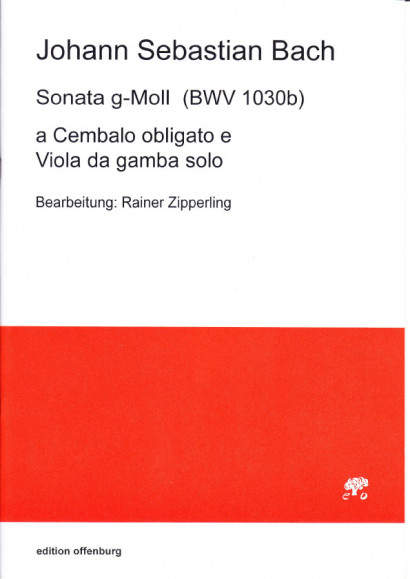 Bach, Johann Sebastian (1685–1750): Sonate g-Moll BWV 1030b