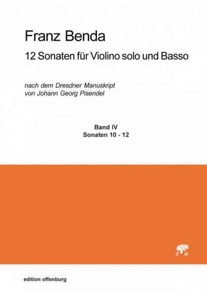 Benda, Franz (1709–1786): 12 Sonaten für Violino solo und Basso, Band IV