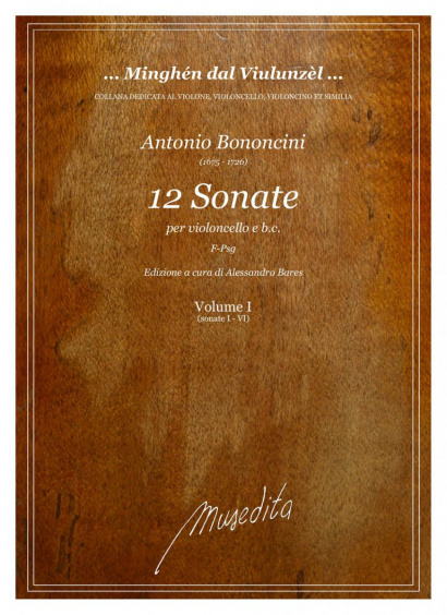 Bononcini, Antonio (1675–1726): 12 Sonate