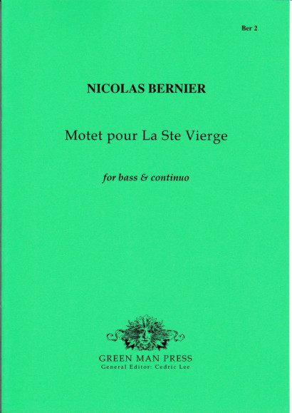 Bernier, Nicolas  (1665-1734): Motet pour la Ste. Vierge