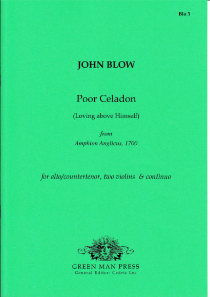 Blow, John (1649-1708): Poor Celadon