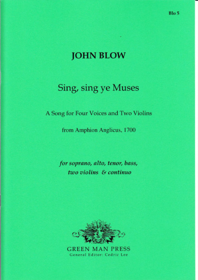 Blow, John (1649-1708): Sing, sing ye Muses