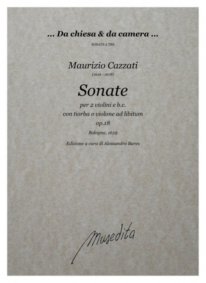 Cazzati, Maurizio (1616–1678): Sonate op. 18