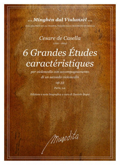 Casella, Cesare de (1820–1884):  Six grandes Études caractéristiques op. 33