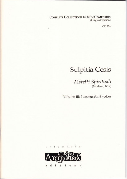 Cesis, Sulpita (1577-?): Motetti Spirituali III - Originalausgabe für gem. Chor