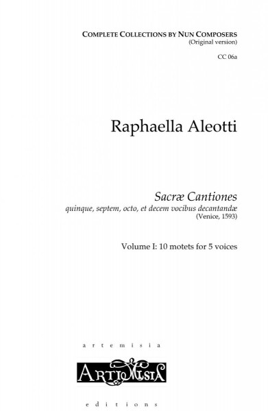 Aleotti, Raphaella (?1570–~1646): Sacrae Cantiones