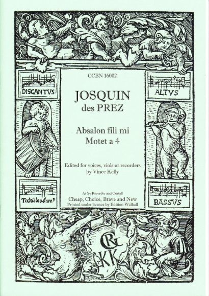 Prez, Josquin de (~1440-1521): Absalon fili mi - Mottete a 4