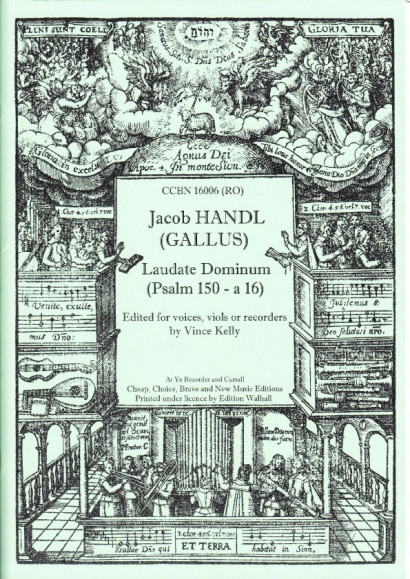 Handl, Jacob (Gallus): Laudate Dominum, Ps. 150 (á 16)