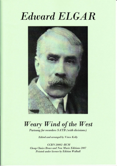 Elgar, Edvard (1857-1934): Weary Wind of the West (SATB)