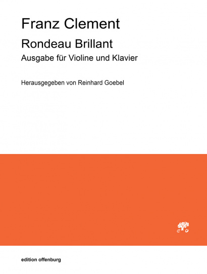 Clement, Franz (1780–1842): Rondeau Brillant op. 36<br>Partitur und Stimmen