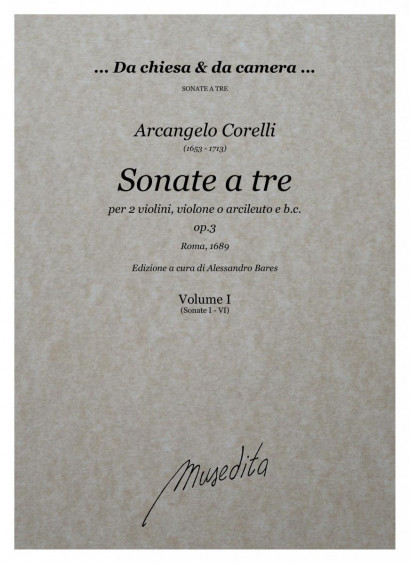 Corelli, Arcangelo (1653–1713): Sonate a tre op. 3