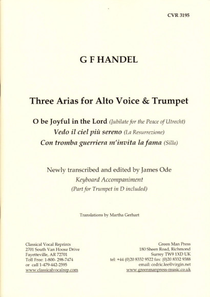Händel, Georg Friedrich: Drei Arien für Alt und Trompete