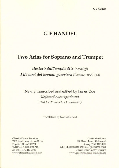 Händel, Georg Friedrich: Zwei Arien für Sopran und Trompete