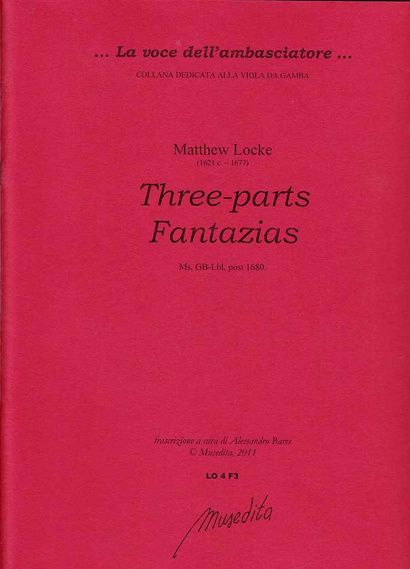 Locke, Matthew (1621/22–1677): Three-parts Fantazias