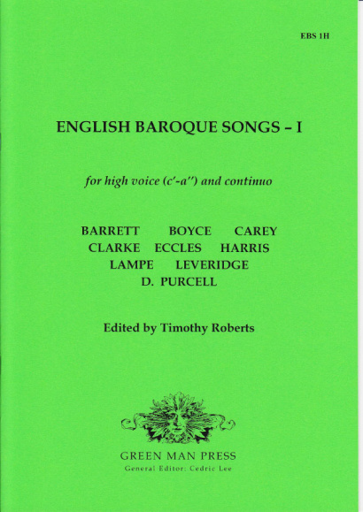 English Baroque Songs – Volume 1