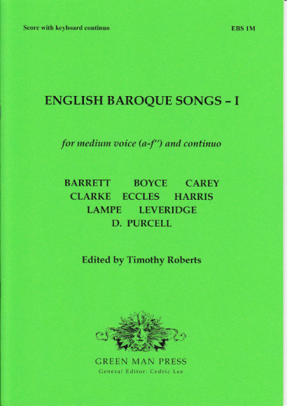 English Baroque Songs – Band 1