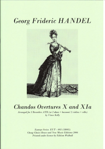 Händel, Georg Friedrich (1685-1759): Chandos Ouverture X & XIa