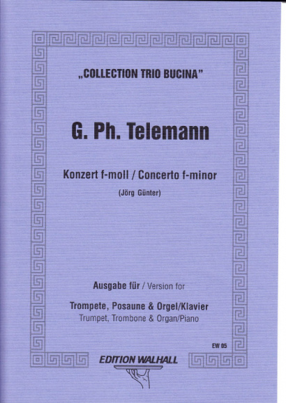 Telemann, Georg Philipp (1681- 1767): Konzert f-Moll