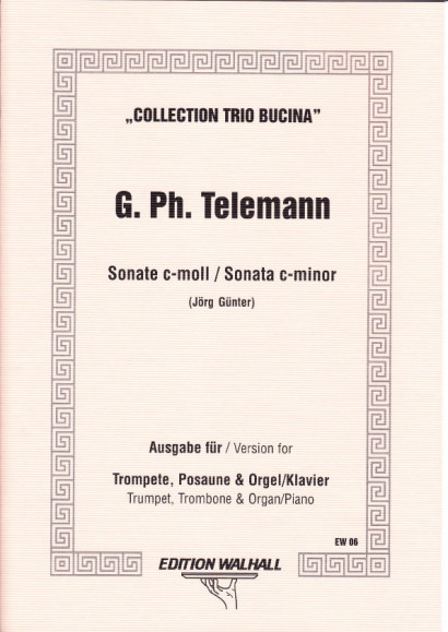 Telemann, Georg Philipp (1681- 1767): Sonate c-Moll