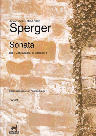 Sperger, Johann Matthias (1750–1812): Sonata