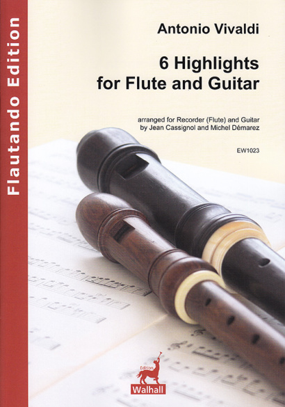 Vivaldi, Antonio (1678–1741): 6 Highlights for Flute & Guitar