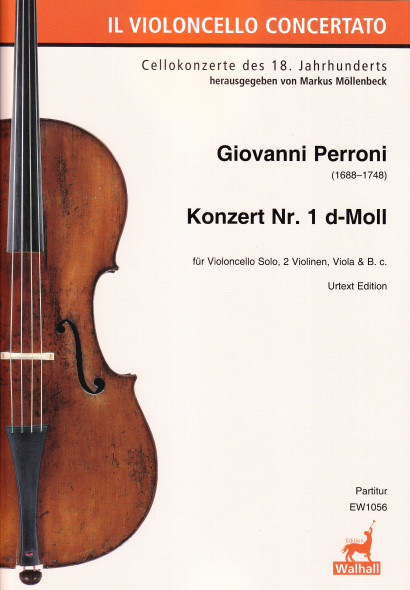 Perroni, Giovanni (1688–1748): Concerto No 1 D Minor<br>Score