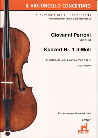 Perroni, Giovanni (1688–1748): Concerto No 1 D Minor<br>Piano reduction