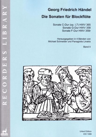 Händel, Georg Friedrich (1685– 1759):<br>Die Sonaten für Blockflöte<br>Band II