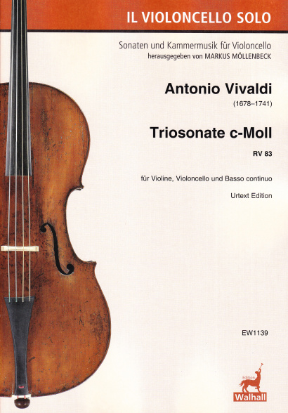 Vivaldi, Antonio (1678–1741):<br>Triosonate c-Moll RV 83