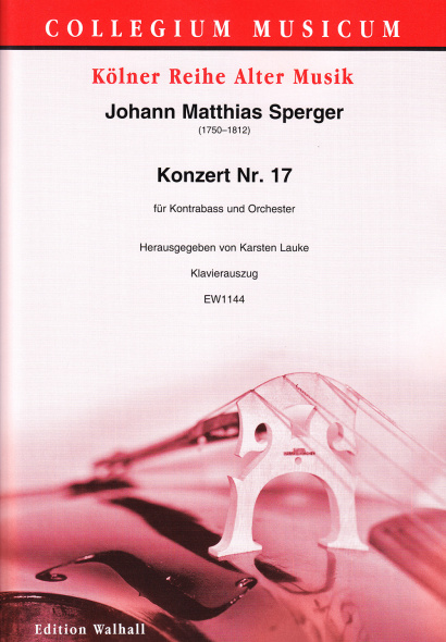 Sperger, Johann Matthias (1750–1812): Concert No. 17