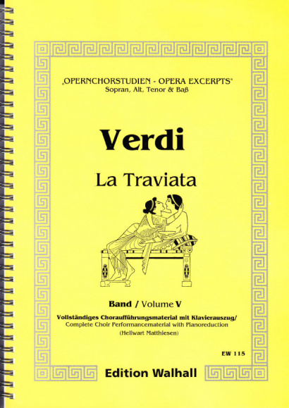 Opernchorstudien  für Sopran, Alt, Tenor & Baß - Verdi <br>- Band V, 121 S.