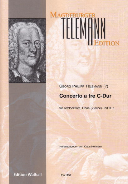 Telemann (?), Georg Philipp (1681–1767): Concerto a tre C major