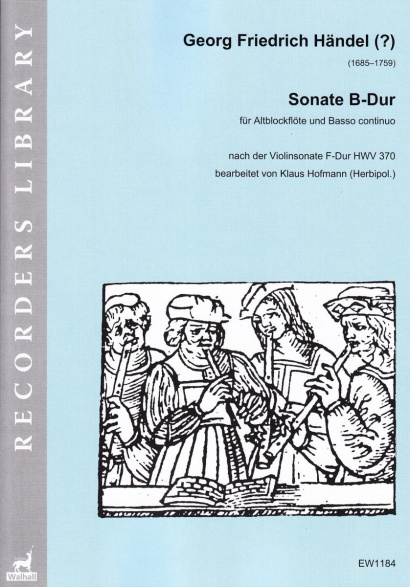 Händel (?), Georg Fr. (1685–1759): Sonate B-Dur