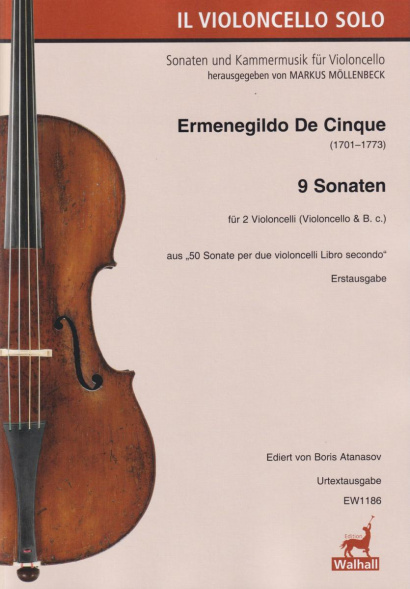 De Cinque, Ermenegildo (1701–1773): 9 Sonaten