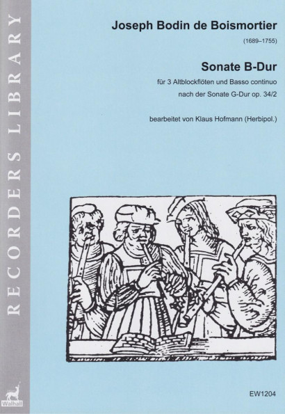 Boismortier, Joseph de (1689–1755): Sonate B-Dur