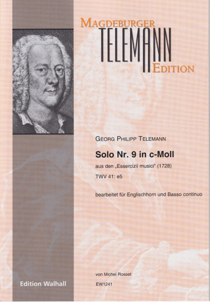 Telemann, Georg Philipp (1681–1767):<br>Solo Nr. 9 in c-Moll
