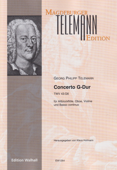 Telemann, Georg Philipp (1681–1767): Concerto G Major TWV 43:G6