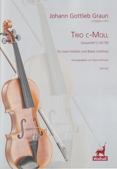 Graun, Johann Gottlieb (1701/02–1771): Trio C minor