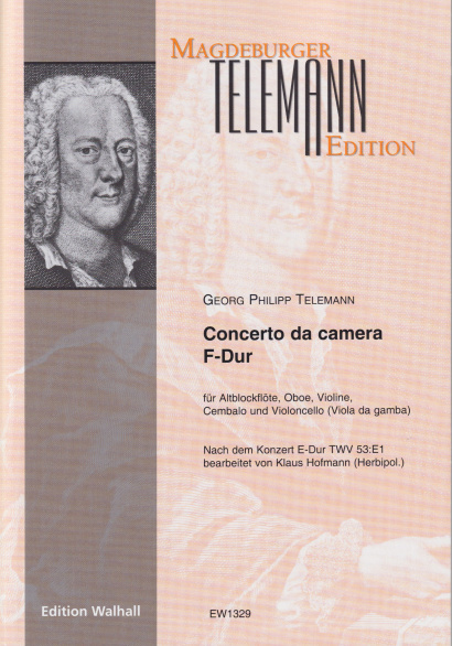 Telemann, Georg Philipp (1681–1767): Concerto da camera F major