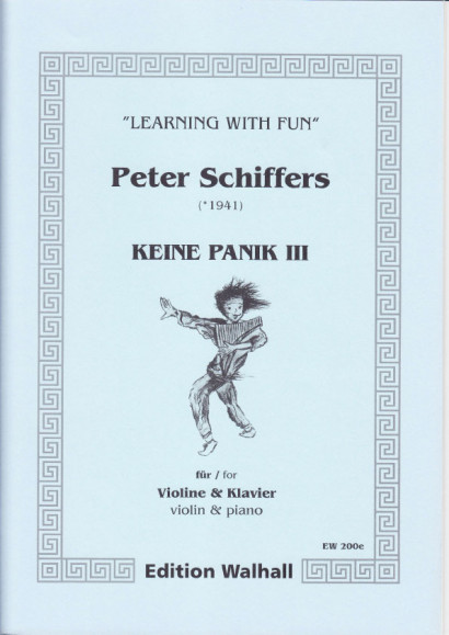 Schiffers, Peter (* 1941): Keine Panik III - Recorder & Piano